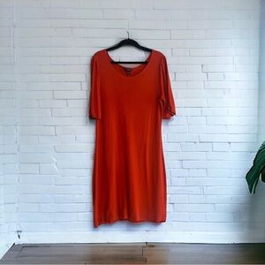 Banana Republic Day Dress Summer Vacation Size Large Orange
